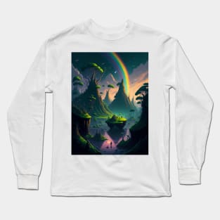 Fantasy Rainbow World Long Sleeve T-Shirt